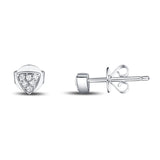 White Gold Fashion Diamond Earrings - S2012134