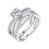 Classics Diamond Engagement Ring S201807A and Band Set S201807B