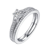 Beau Diamond Engagement Ring S201863A and Band Set S201863B