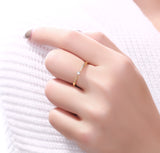 Yellow Gold Diamond Promise Solitaire Ring - S2012165
