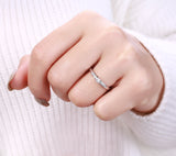 White Gold Diamond Solitaire Plus Promise Ring - S2012167
