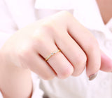 Yellow Gold Diamond Solitaire Plus Promise Ring - S2012170