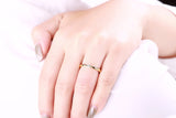 Yellow Gold Diamond Solitiare Promise Ring - S2012171