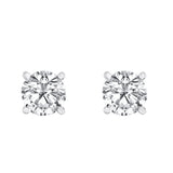14KT White Gold Diamond Stud Earrings in 2.00 cts I S201976