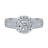 Renaissance Engagement Ring SV0224A and Band SV0224B Set