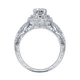 Renaissance Engagement Ring SV0224A and Band SV0224B Set