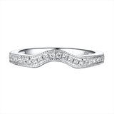 White Gold Round Engagement Ring S2016118A and S2016118B