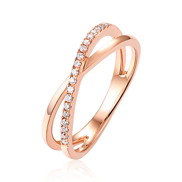 Rose Gold Diamond Fashion Ring - S2012195