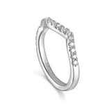 Round Diamond Engagement Ring S201526A and Band S201526B Set