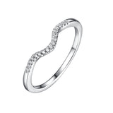 White Gold Round Engagement Ring S2016107A and Wedding Ring S2016107B