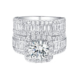 Bold Diamond Engagement Ring S201840A and Band Set S201840B