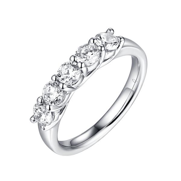 5 Diamond Prong Band