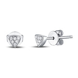 White Gold Fashion Diamond Earrings - S2012134