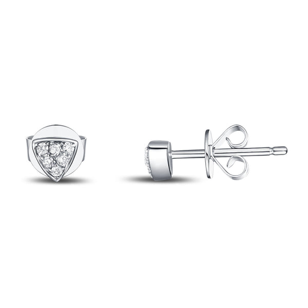 White Gold Fashion Diamond Earrings - S2012134