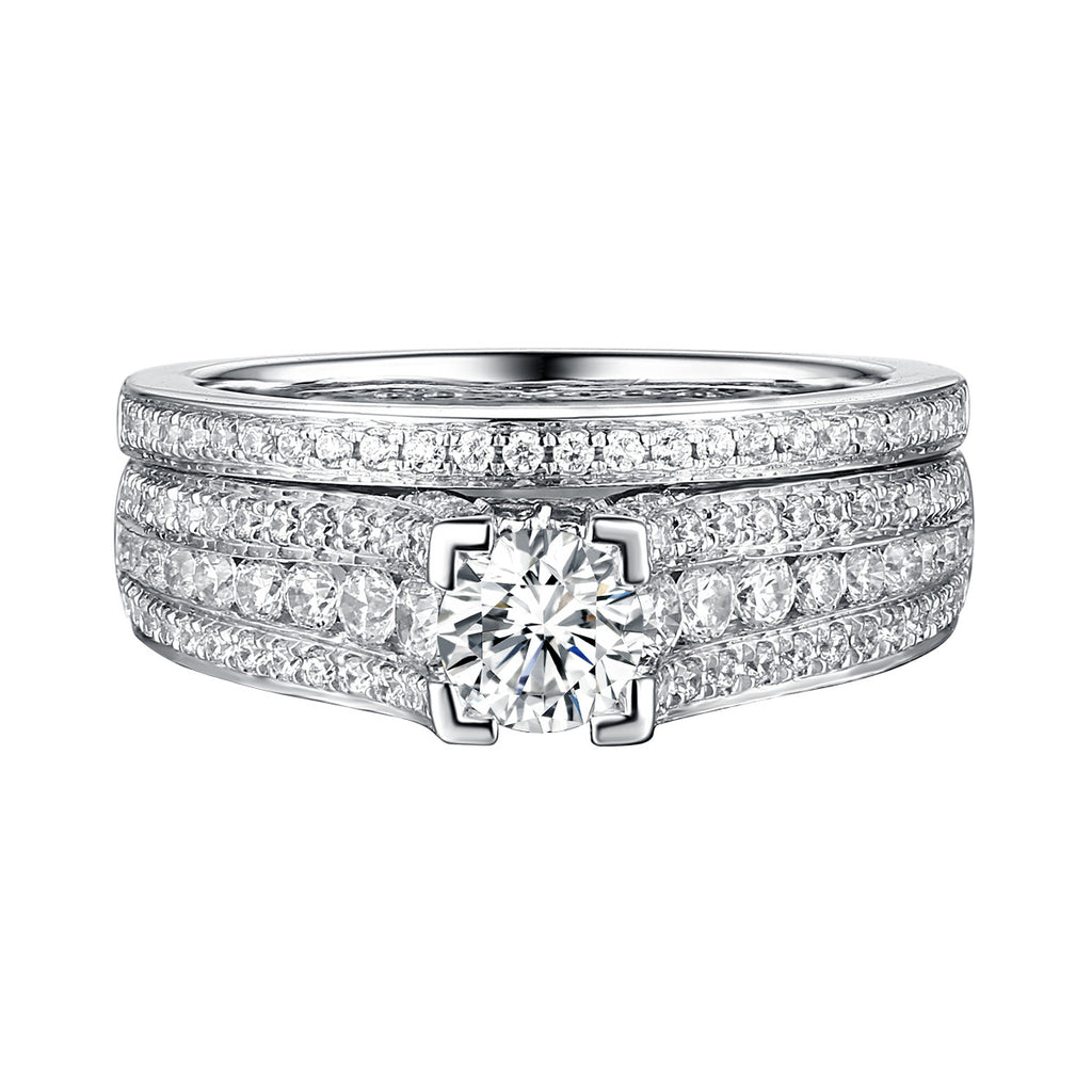 Classics Diamond Engagement Ring S201820A and Band Set S201820B