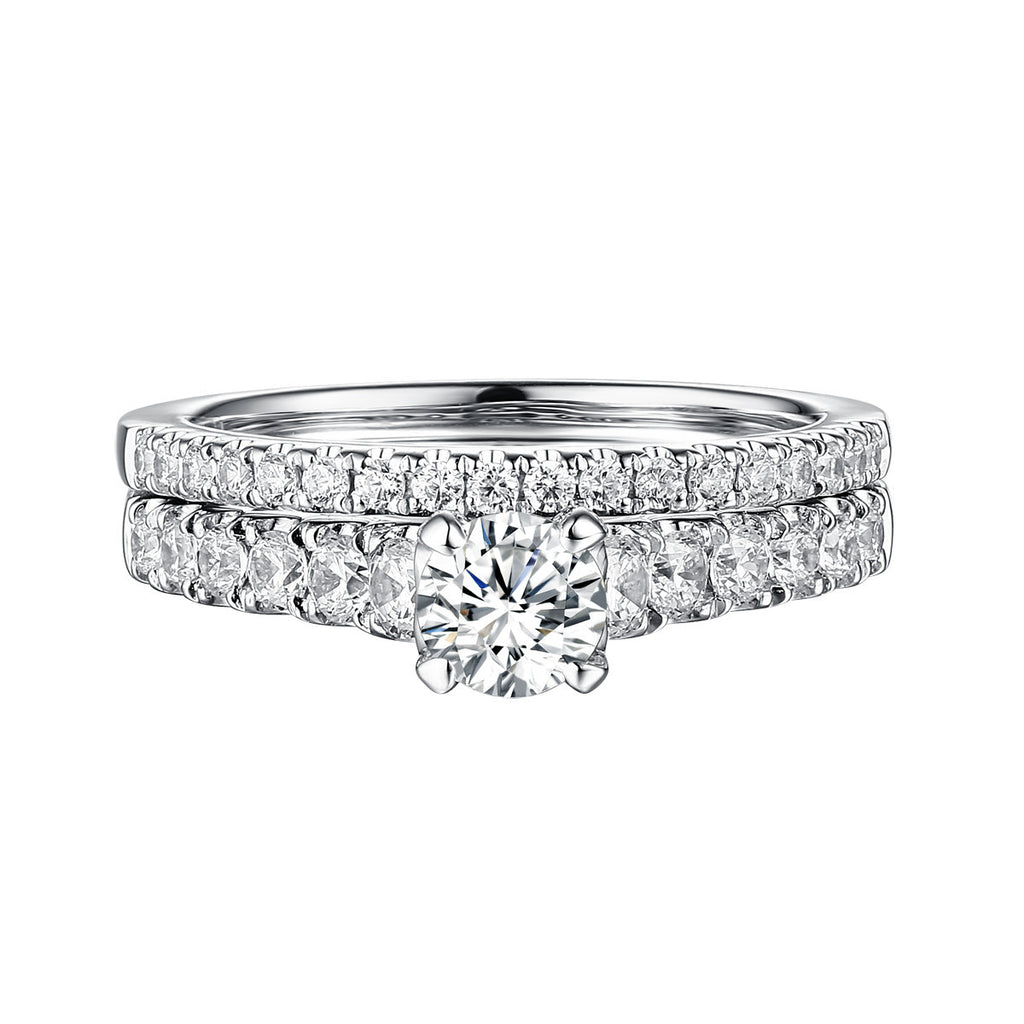 Classics Diamond Engagement Ring S201822A and Band Set S201822B