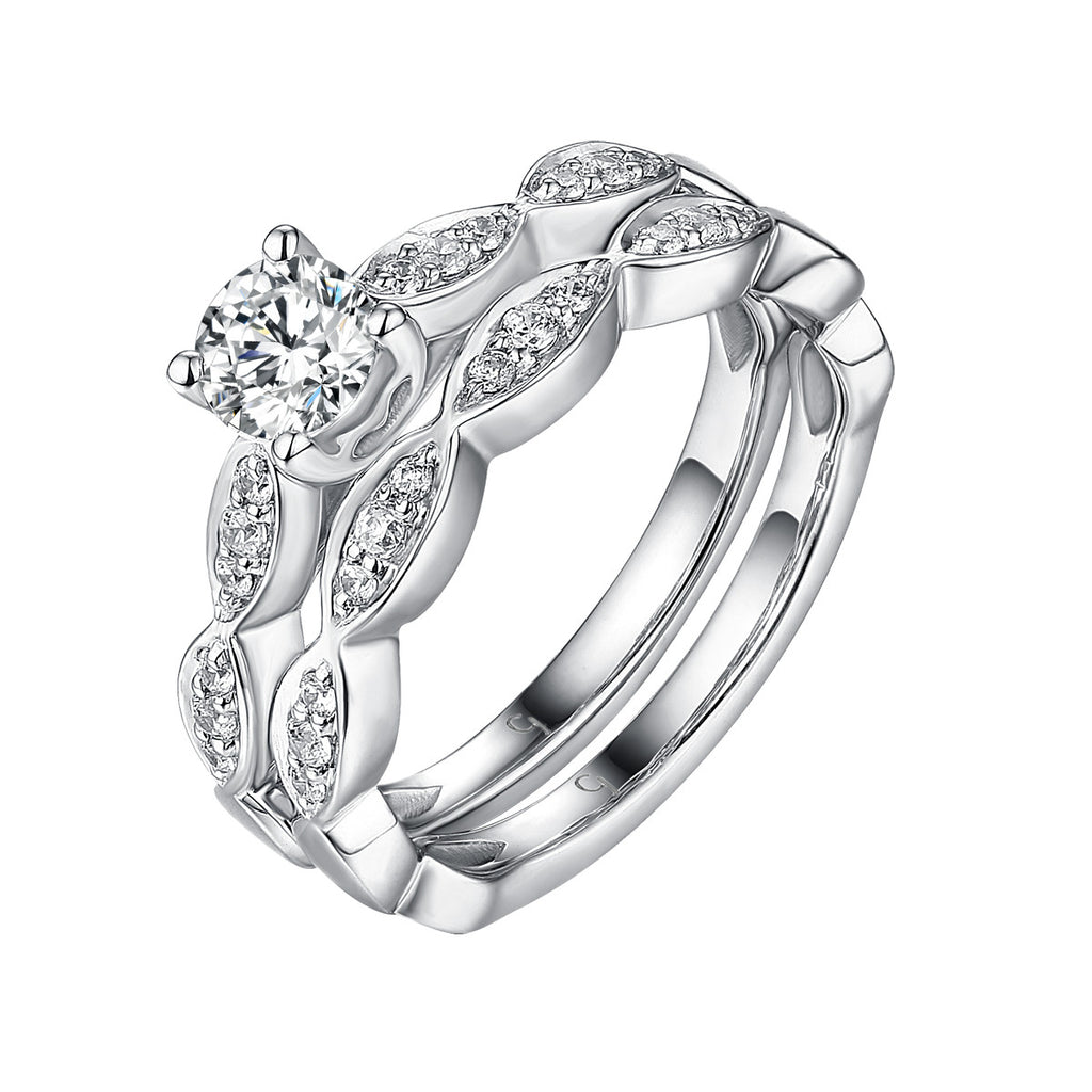 Classics Diamond Engagement Ring S201824A and Band Set S201824B