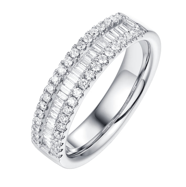 Taper Baguette Diamond Anniversary Band - S2012103B