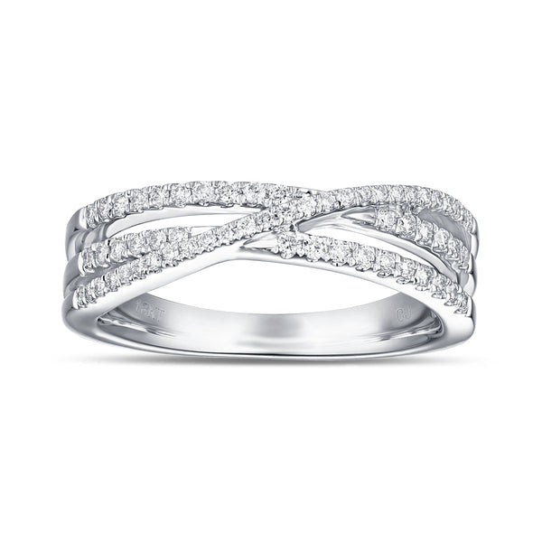 14KT White Gold Diamond Anniversary Band - S2012145