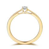 Yellow Gold Diamond Solitaire Promise Ring - S2012169