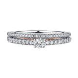 Beau Diamond Engagement Ring S201847A and Band Set S201847B