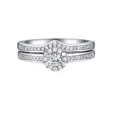 Beau Diamond Engagement Ring S201850A and Band Set S201850B