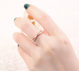 Rose Gold and White Gold Diamond Fashion Ring - S2012202
