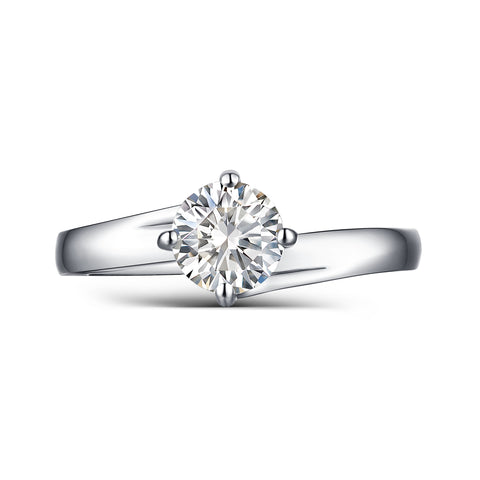 Modern Engagement Ring S2012655ARND200YG14