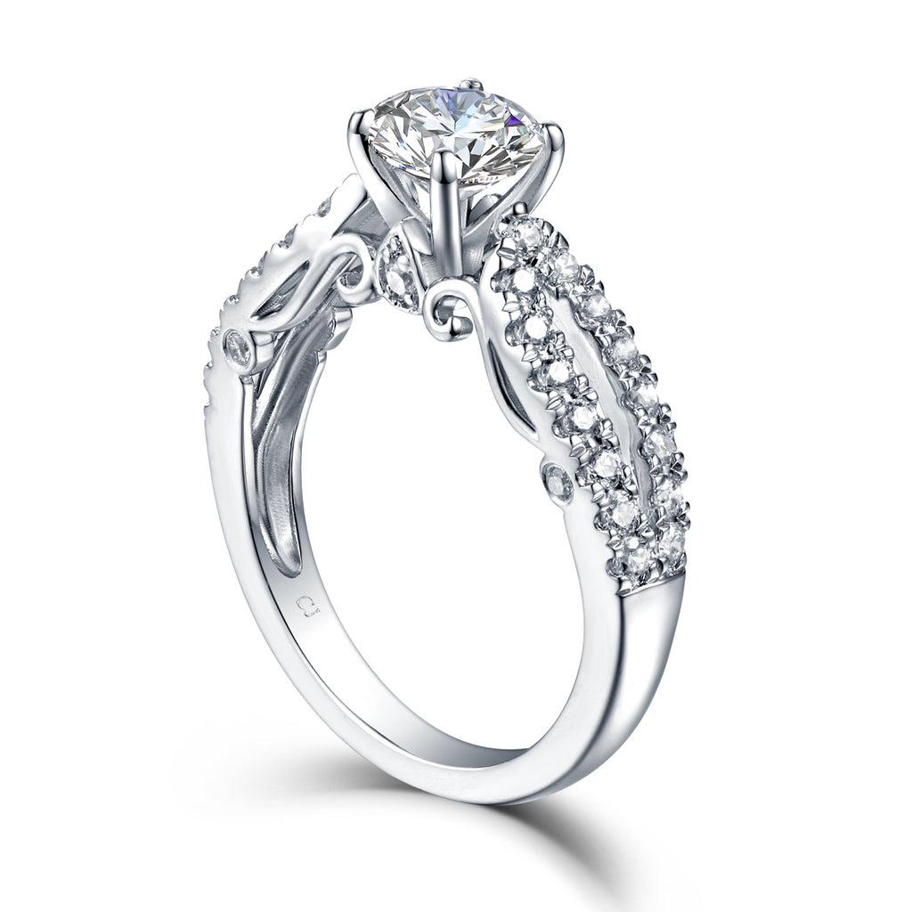 Modern Engagement Ring S2012685A