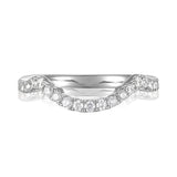 Round Diamond Halo Engagement Ring S201540A and Band Set S201540B