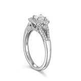 Cushion Cut Diamond Engagement Ring S20158A and Band Set S20158B