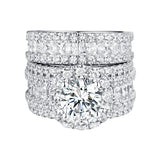 Bold Diamond Engagement Ring S201835A and Band Set S201835B