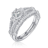 Beau Diamond Engagement Ring S201845A and Band Set S201845B