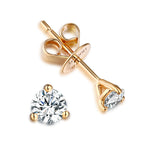 14KT Yellow Gold Solitaire Earring 18 KT 0.25 Ct Tw | S201970